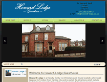 Tablet Screenshot of howard-lodge.co.uk